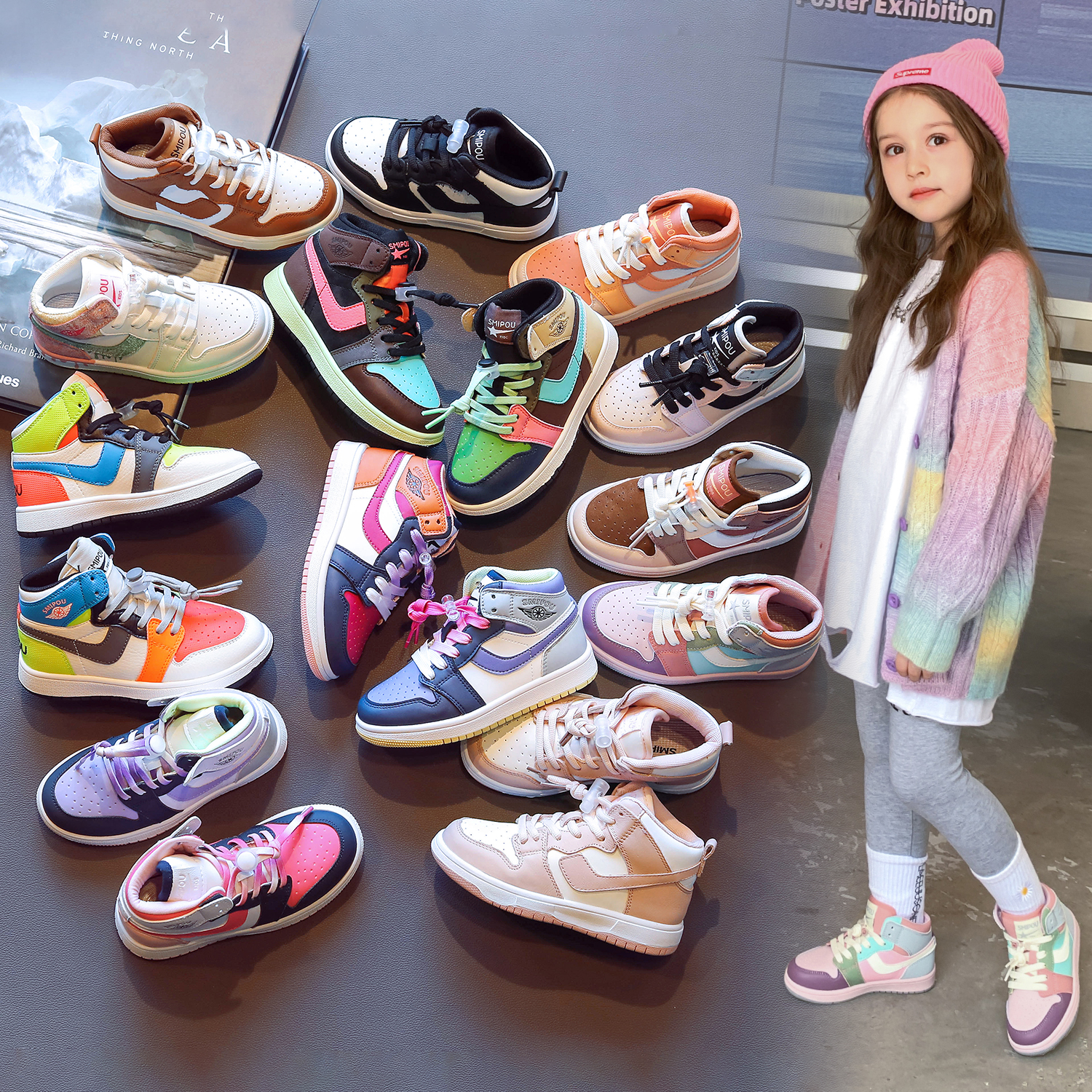 女童鞋子秋冬運動鞋2021新款秋款童鞋